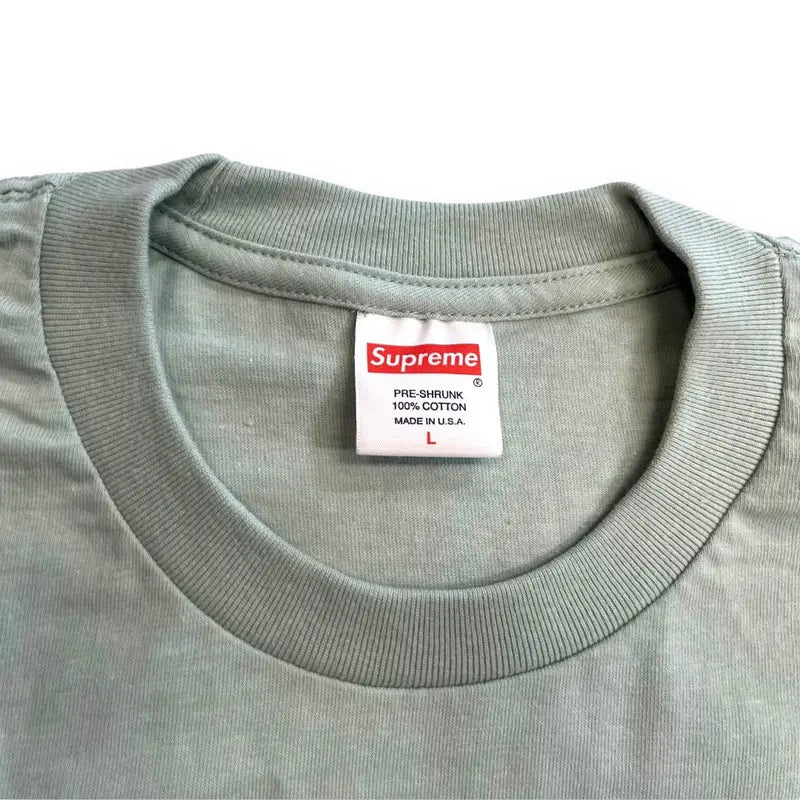 Supreme x KRS One Knowledge Reigns Supreme T-Shirt - Aqua Blue (Large)