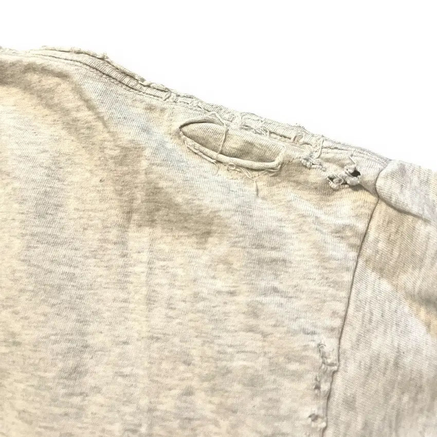 Balenciaga Destroyed T Shirt - Heather Grey (Size 3)