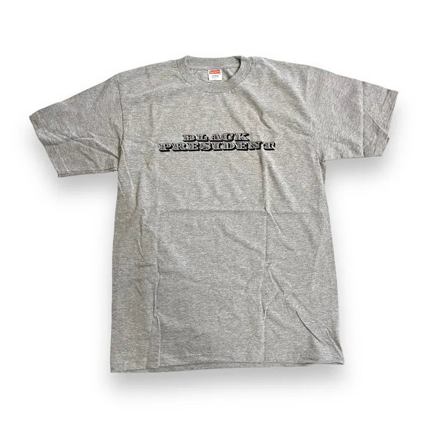 Supreme Black President T-Shirt - Grey (Large)
