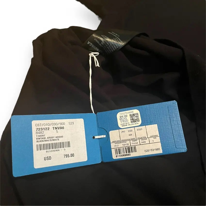 Balenciaga x Adidas Oversized T Shirt - Black (Size 5)