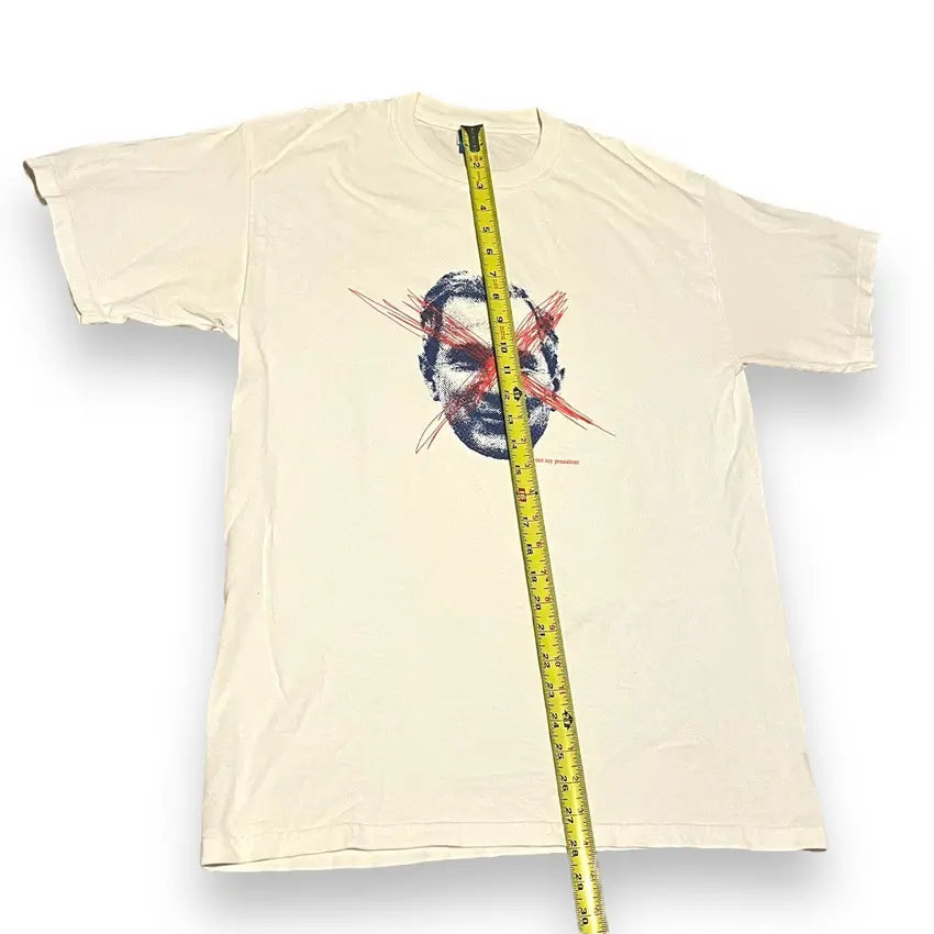 VINTAGE Tokion George W. Bush T Shirt - White (Medium)