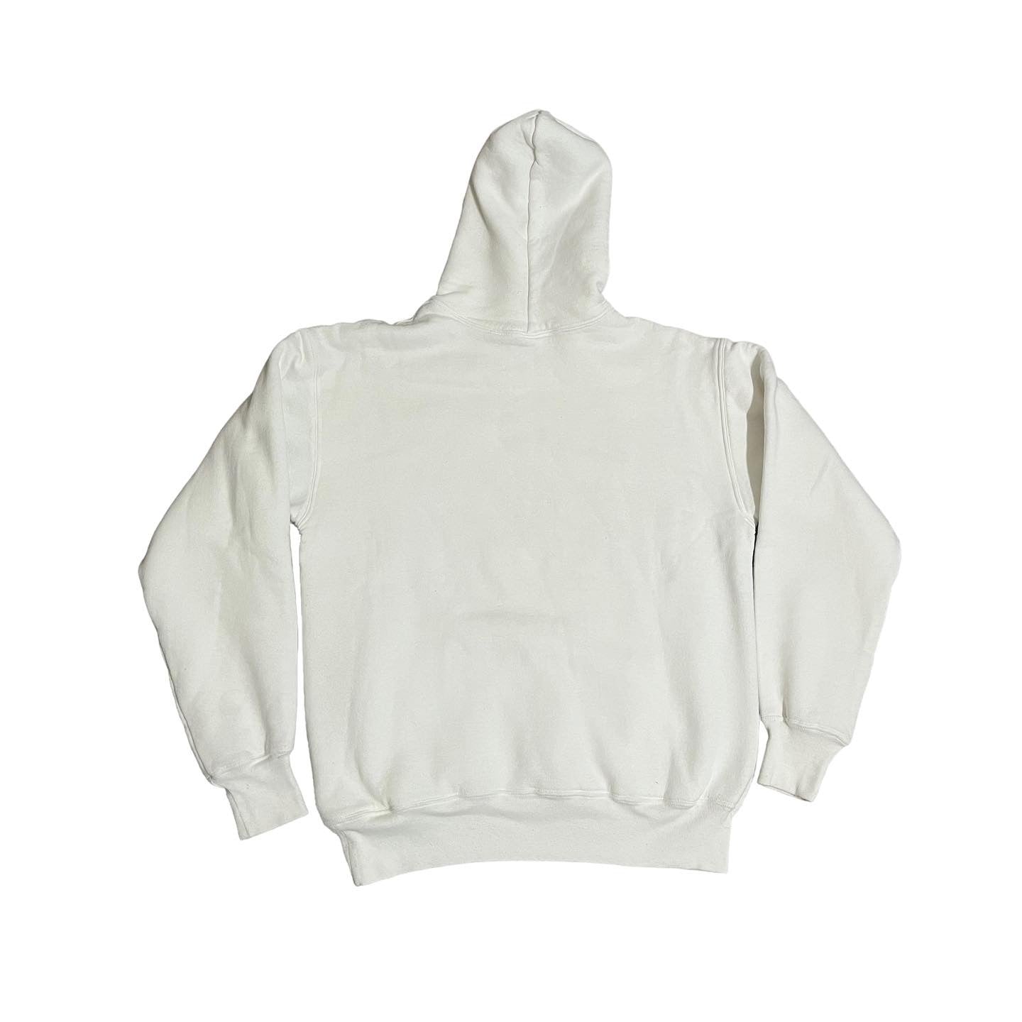 VINTAGE Russell Athletic NC State Double Layer Hoodie Sweatshirt - White (XL)