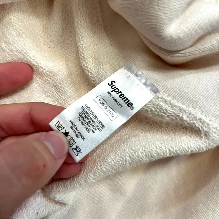 Supreme Astronaut Hoodie Sweatshirt - Cream (Large)