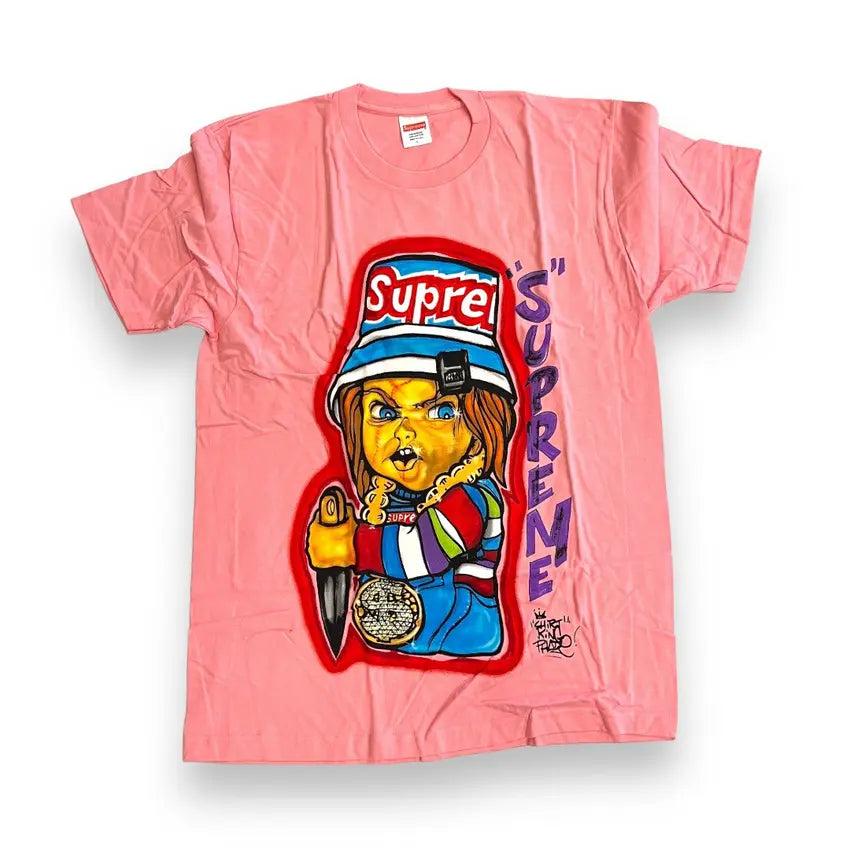 Supreme Forty Deuce " Chucky " T Shirt - Pink