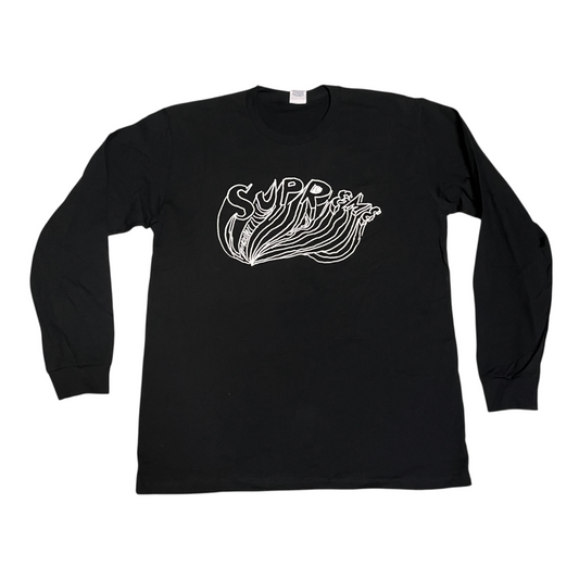 Supreme x Daniel Johnston Long Sleeve T Shirt - Black