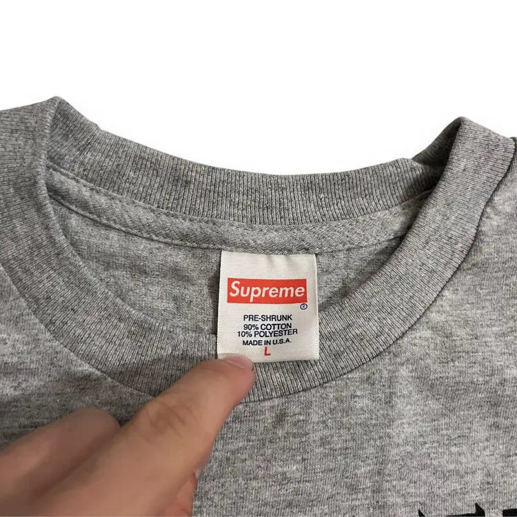 Supreme x Dead Kennedys Too Drunk T-Shirt - Grey (Large)