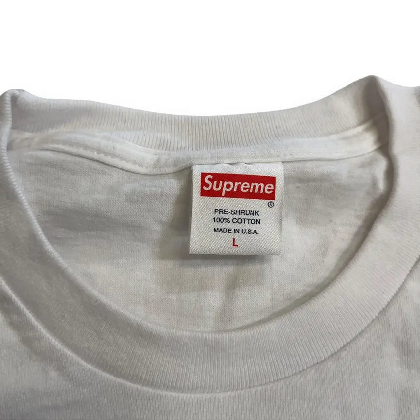 Supreme x CDG SHIRT Long Sleeve T Shirt - White (Large)