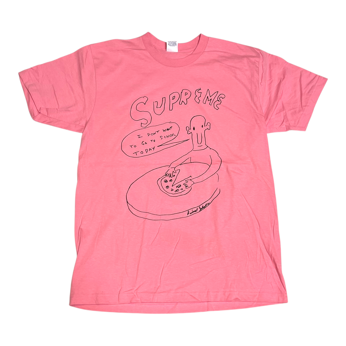 Supreme x Daniel Johnston Pizza T Shirt - Pink #2