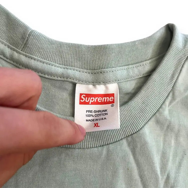 Supreme FUCK  T Shirt - Eucalptus (XL)