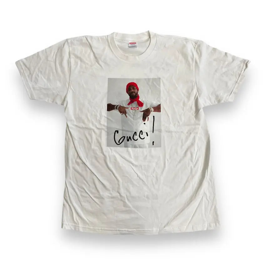 Supreme x Gucci Mane Portrait T-Shirt - White