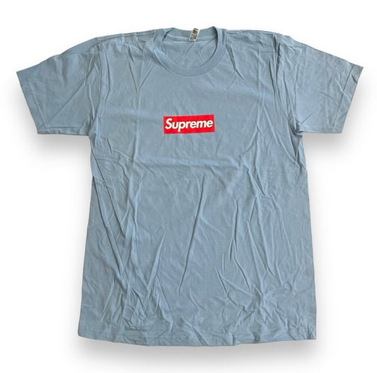 SAMPLE Supreme 20th Anniversary Box Logo T-Shirt - Baby Blue (Large)