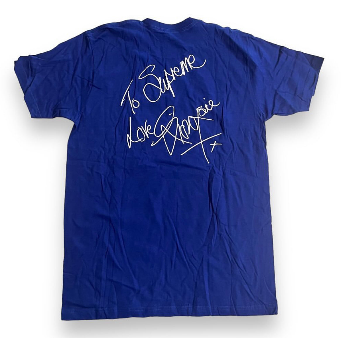 SAMPLE Supreme x Siouxsie Sioux T-Shirt - Blue (Large) #3