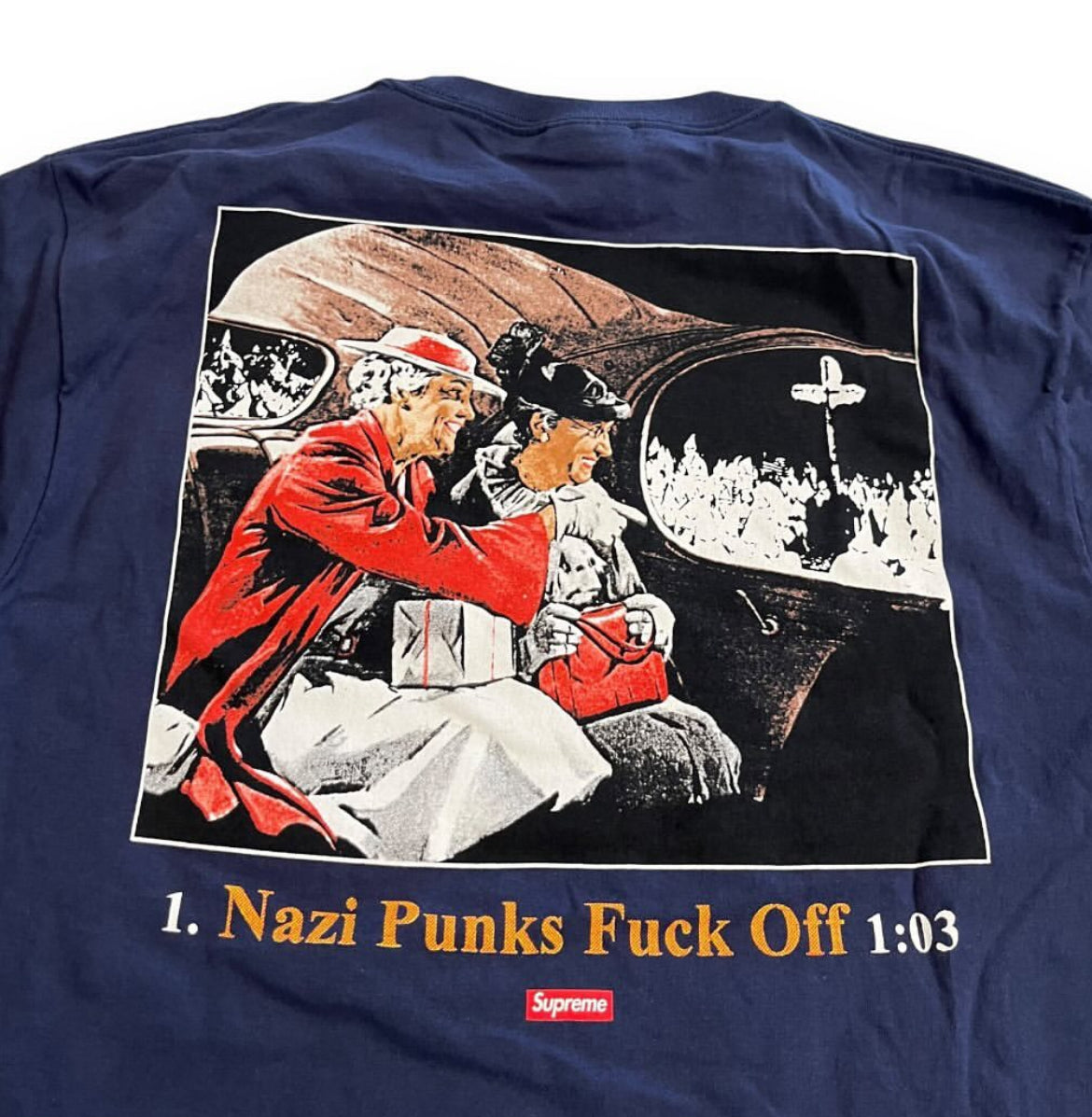 SAMPLE Supreme x Dead Kennedys Punks L/S T-Shirt - Navy (Large)
