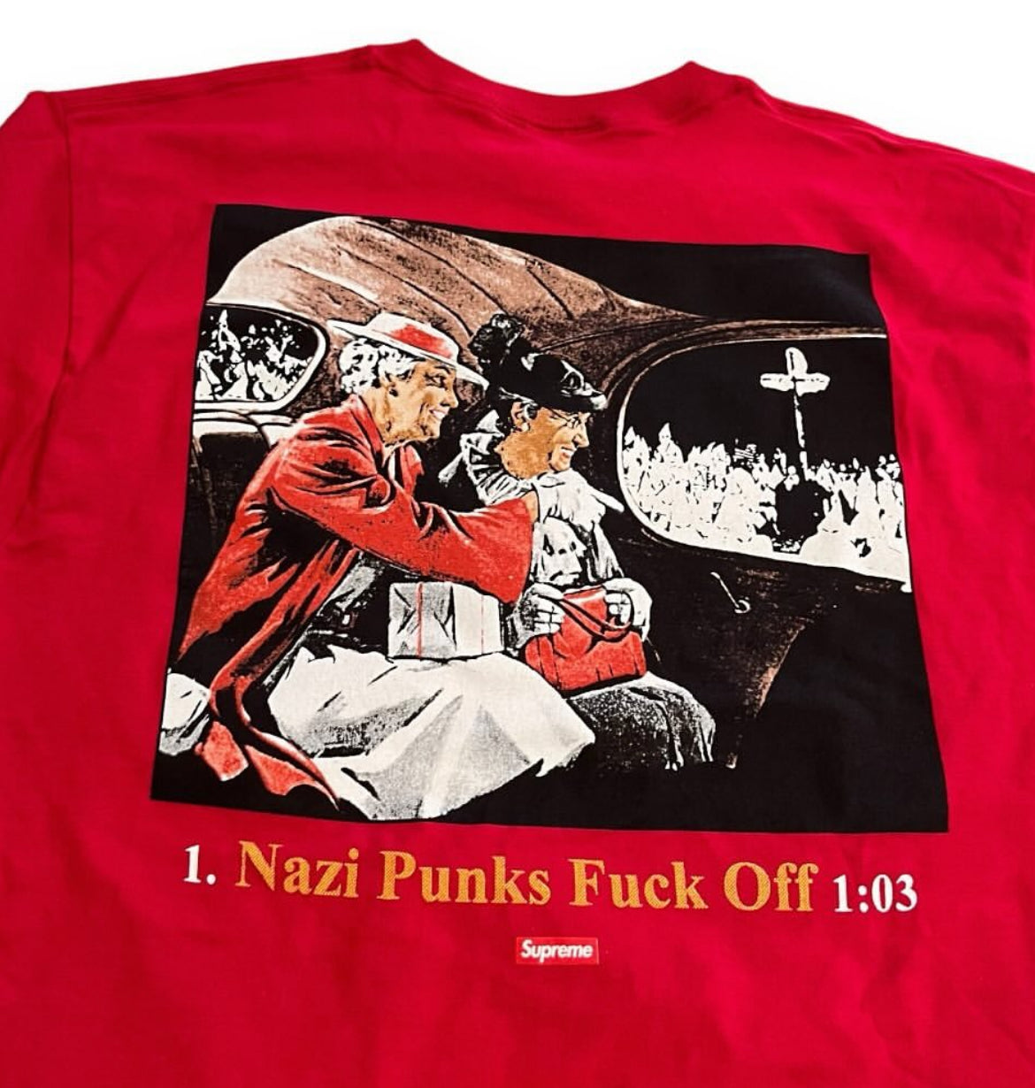 SAMPLE Supreme x Dead Kennedys Punks L/S T-Shirt - Red (Large)