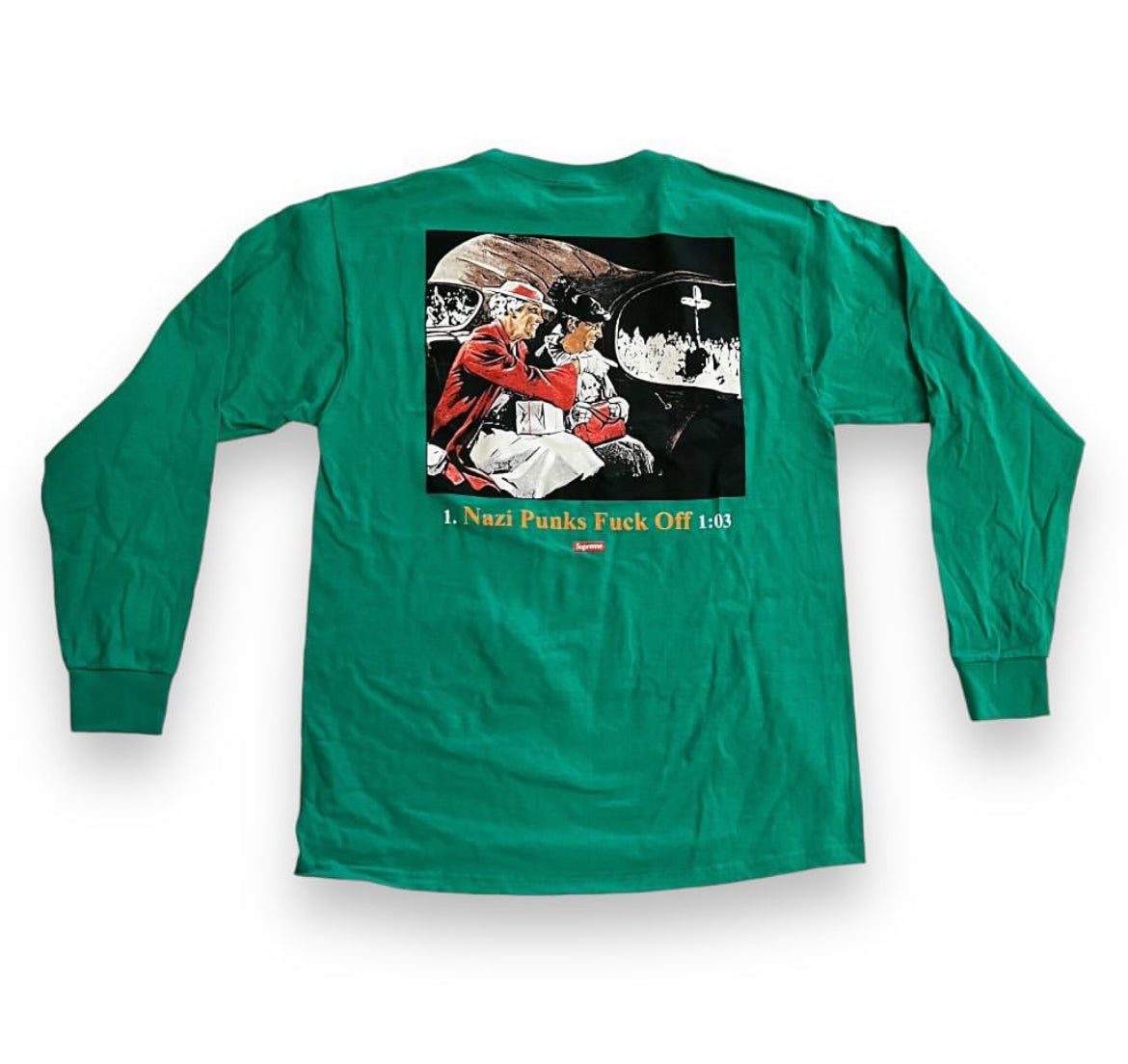 SAMPLE Supreme x Dead Kennedys Punks L/S T-Shirt - Green (Large) #2