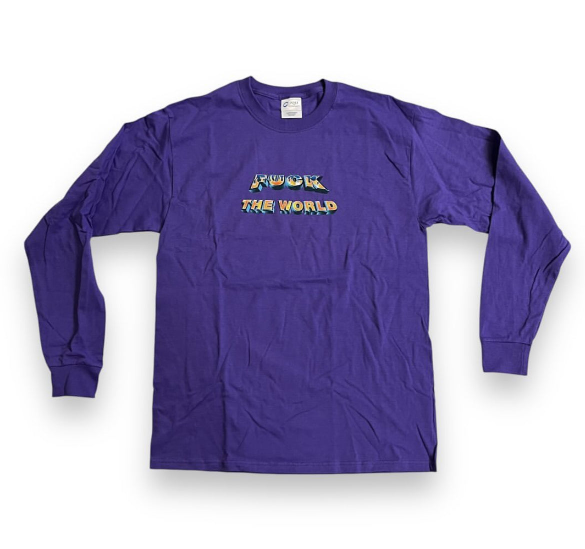 SAMPLE Supreme F The World L/S T-Shirt - Purple (Large)