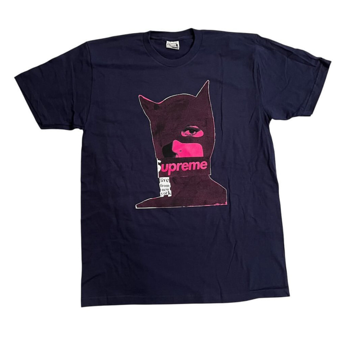 SAMPLE Supreme Catwoman T-Shirt - Navy (Large)