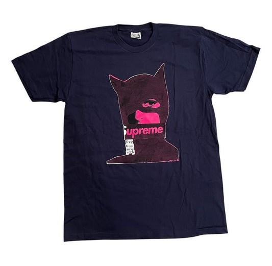 SAMPLE Supreme Catwoman T-Shirt - Navy (Large)