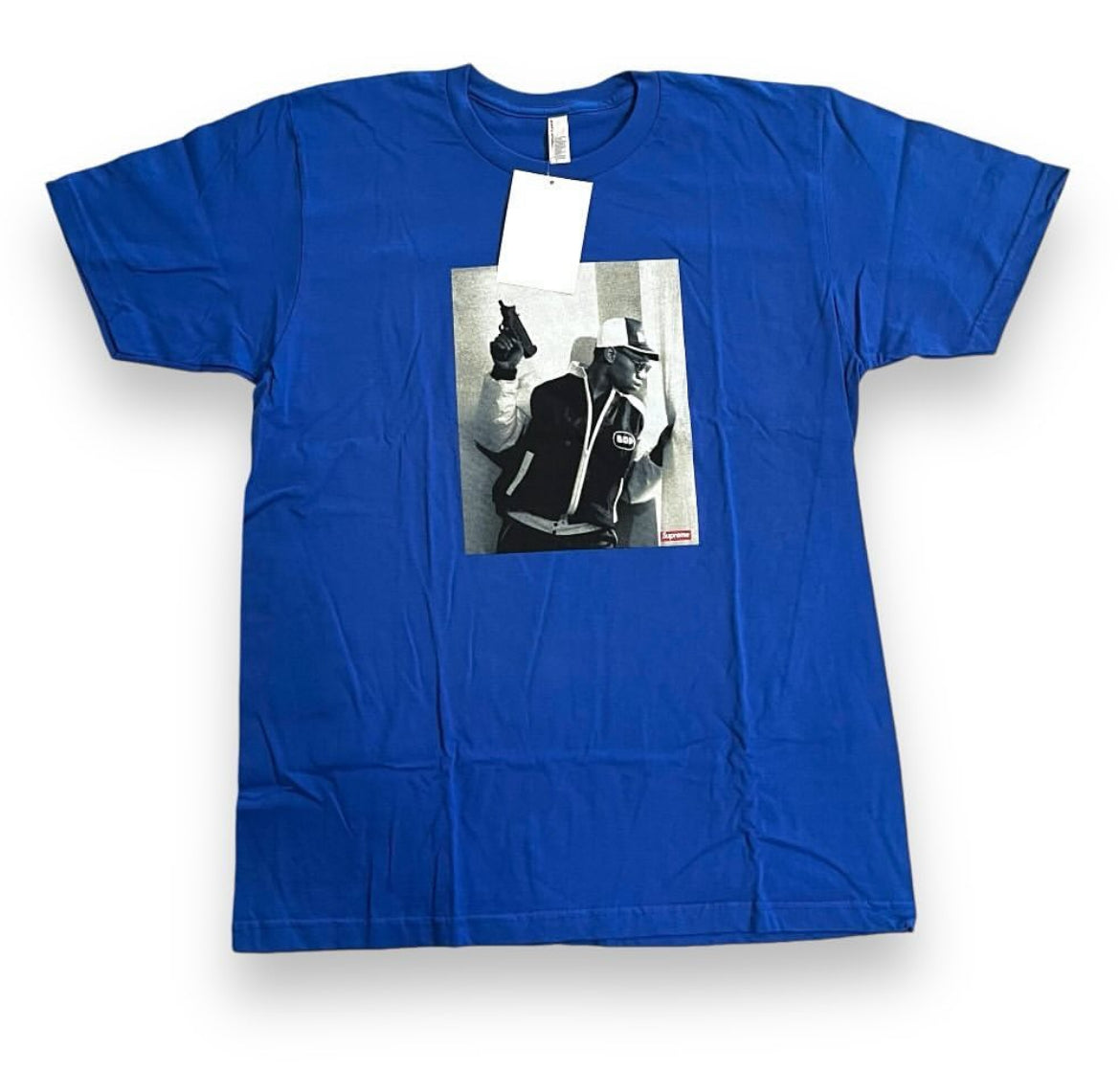 SAMPLE Supreme x KRS One Knowledge Reigns Supreme T-Shirt - Blue (Large)