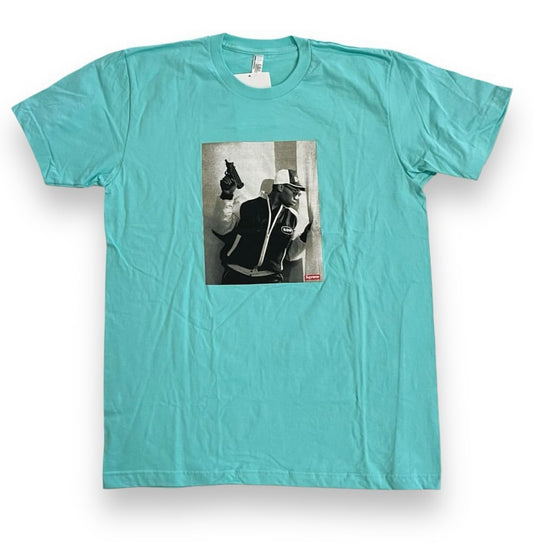 SAMPLE Supreme x KRS One Knowledge Reigns Supreme T-Shirt - Light Blue (Large)