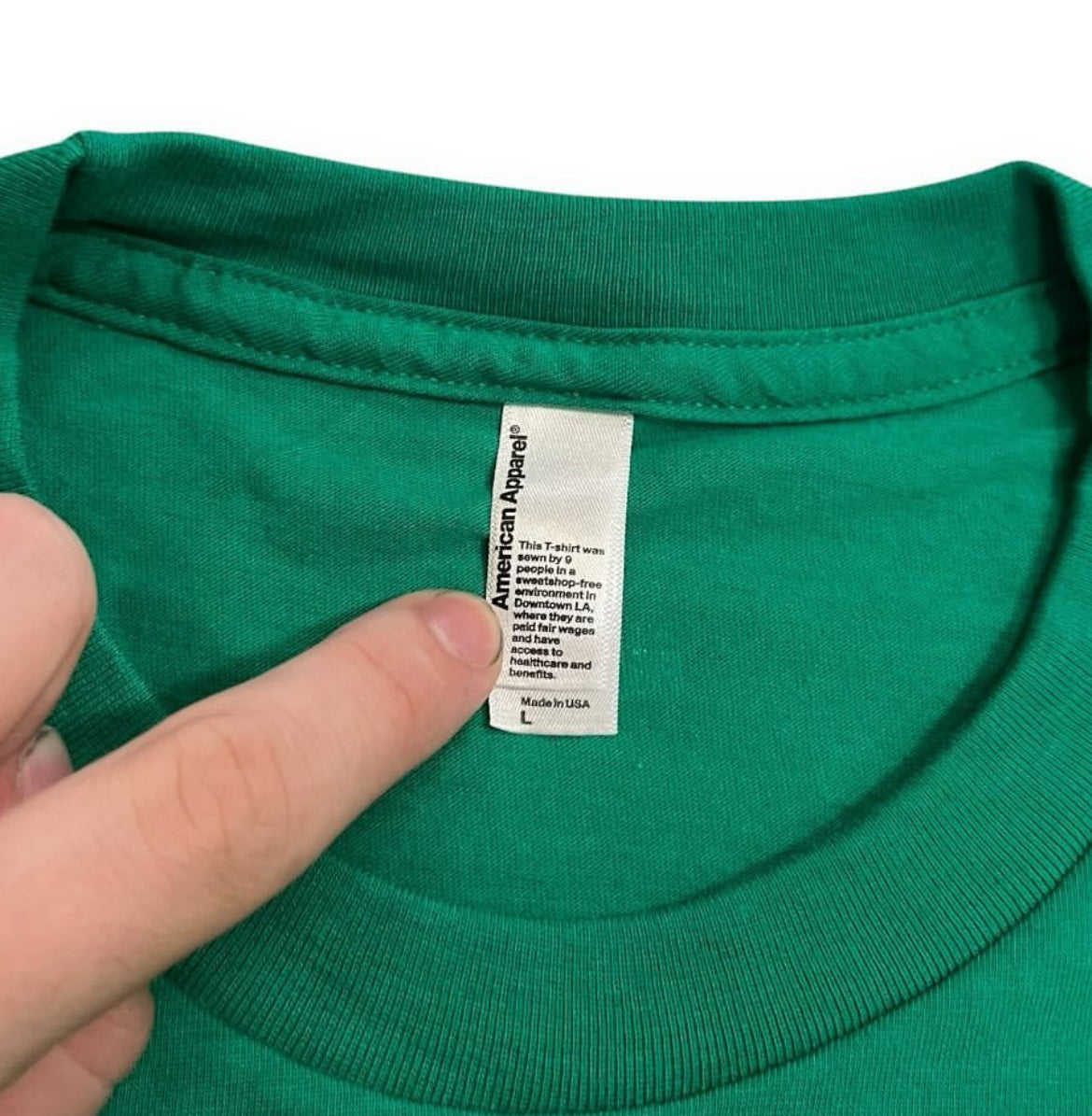 SAMPLE Supreme Anarchy T Shirt - Green (Large)