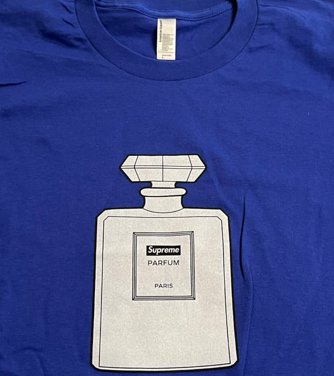 SAMPLE Supreme Perfume T Shirt - Blue (Large)