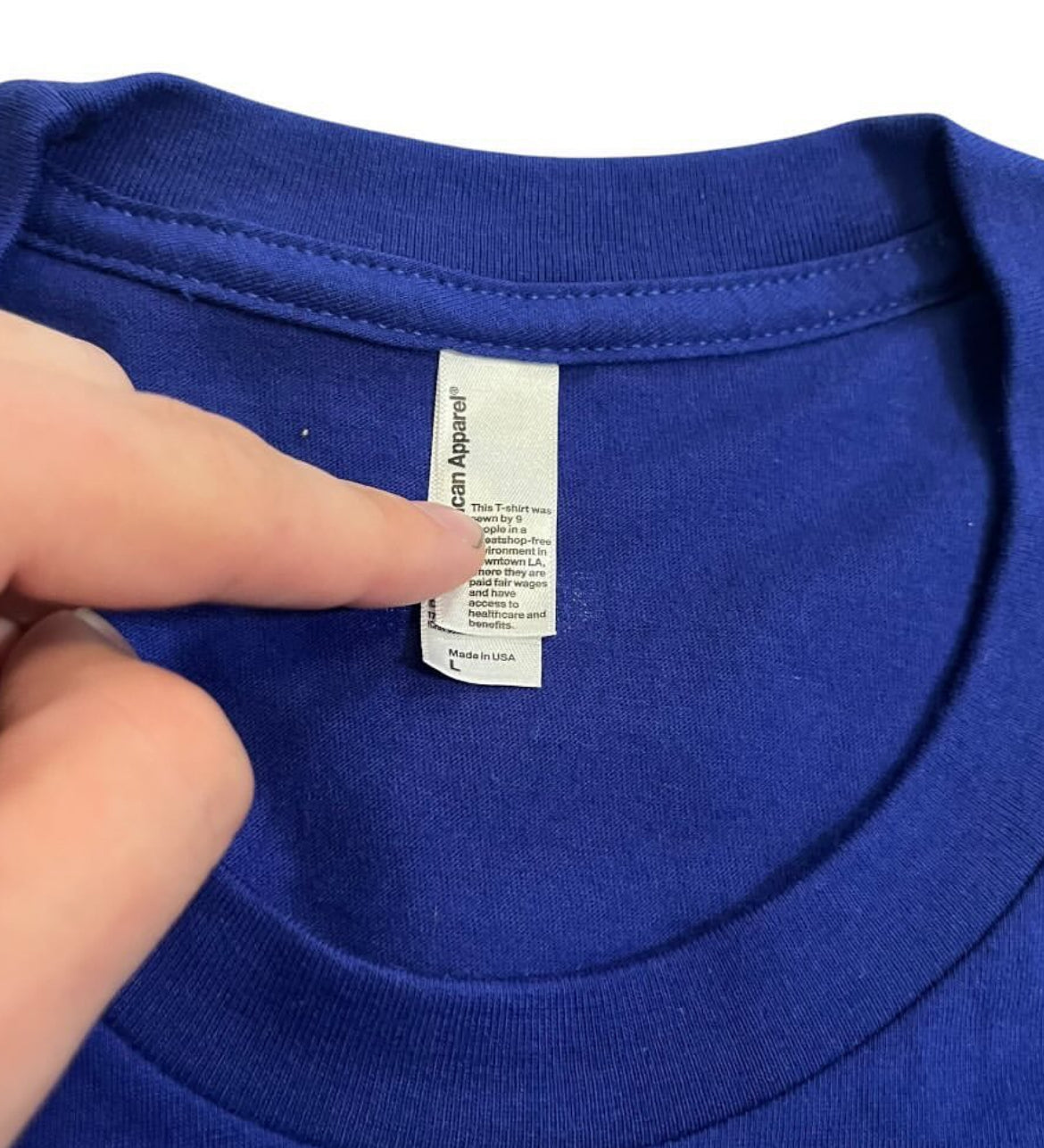 SAMPLE Supreme Anarchy T Shirt - Blue (Large)