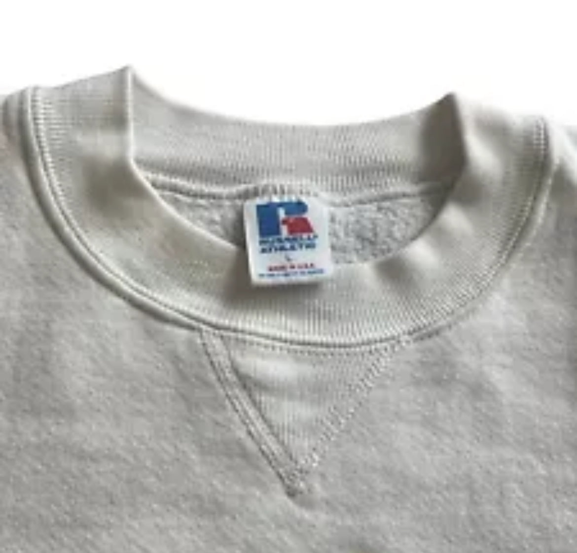 VINTAGE Russell Athletic Tennessee Volunteers Sweatshirt - White (Large)