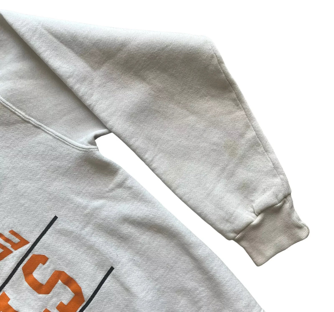 VINTAGE Russell Athletic Tennessee Volunteers Sweatshirt - White (Large)