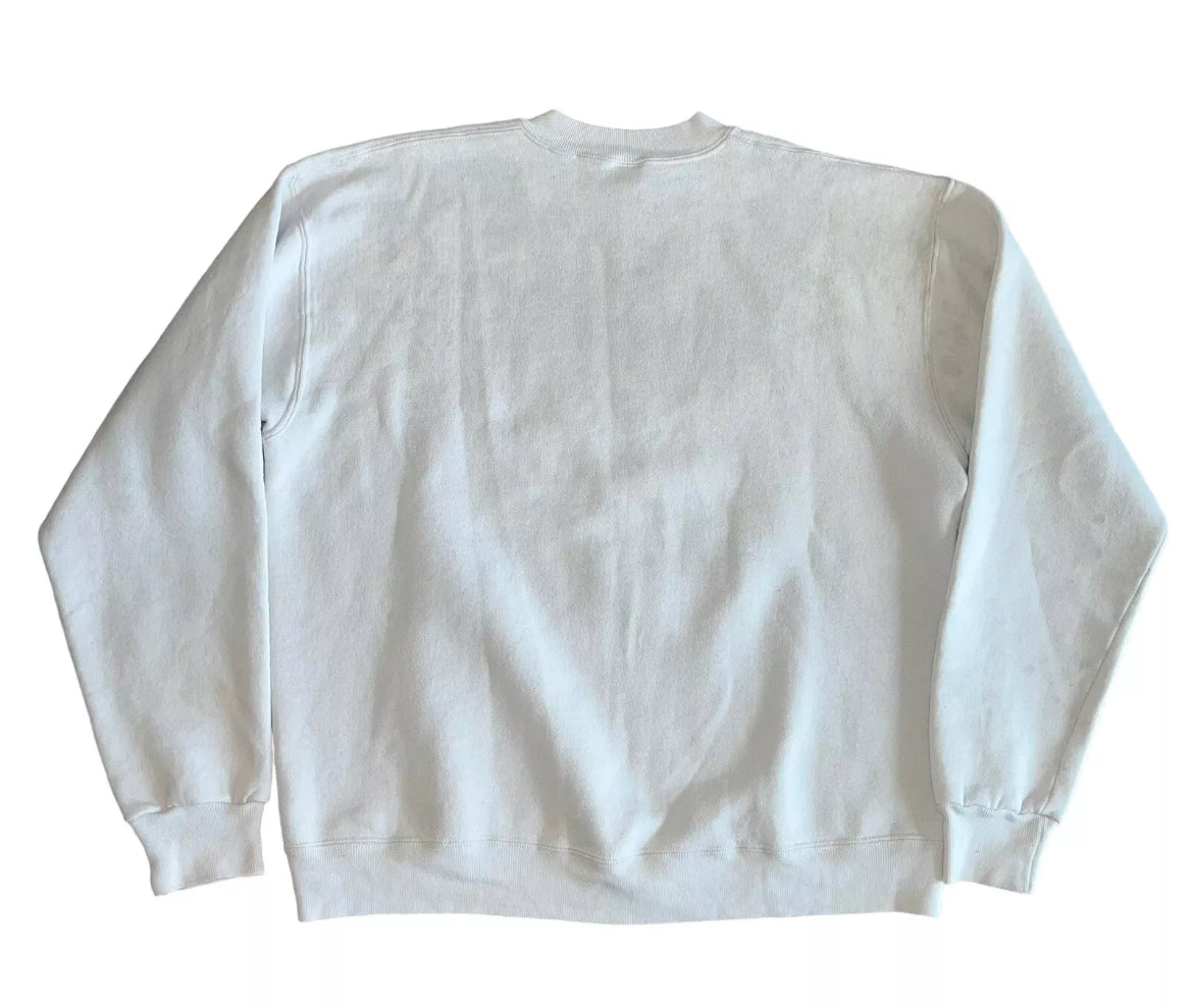 VINTAGE Russell Athletic Tennessee Volunteers Sweatshirt - White (Large)