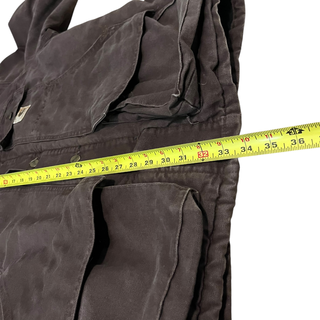VINTAGE Carhartt Quilted Lined Barn Chore Jacket Coat (XL)