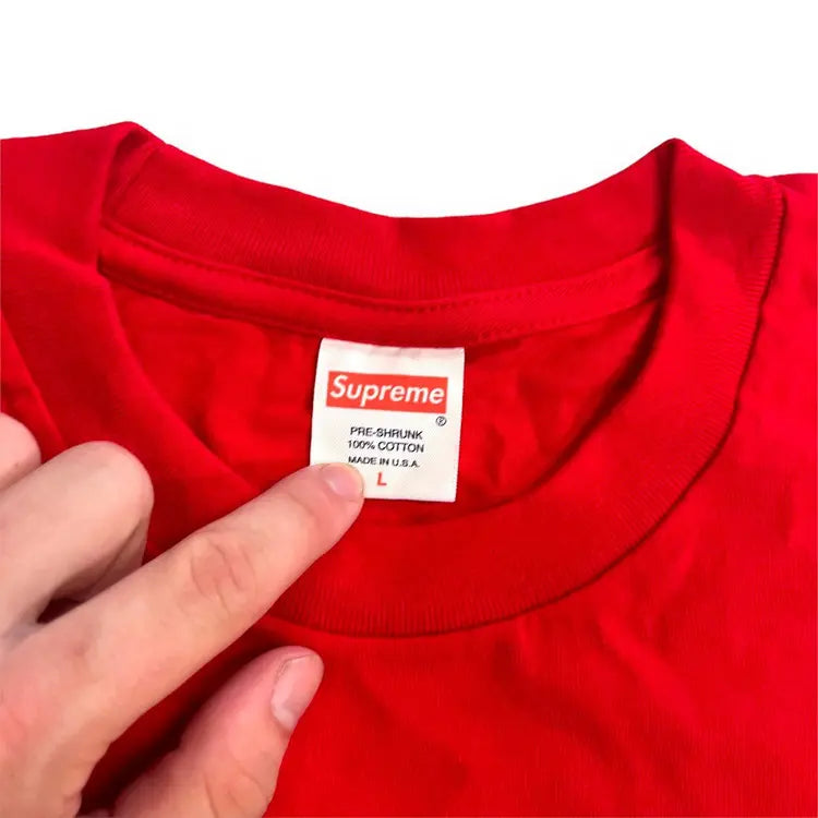 SAMPLE Supreme Knowledge Reigns T-Shirt - Red (Large)
