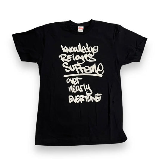 SAMPLE Supreme Knowledge Reigns T-Shirt - Black (Large)