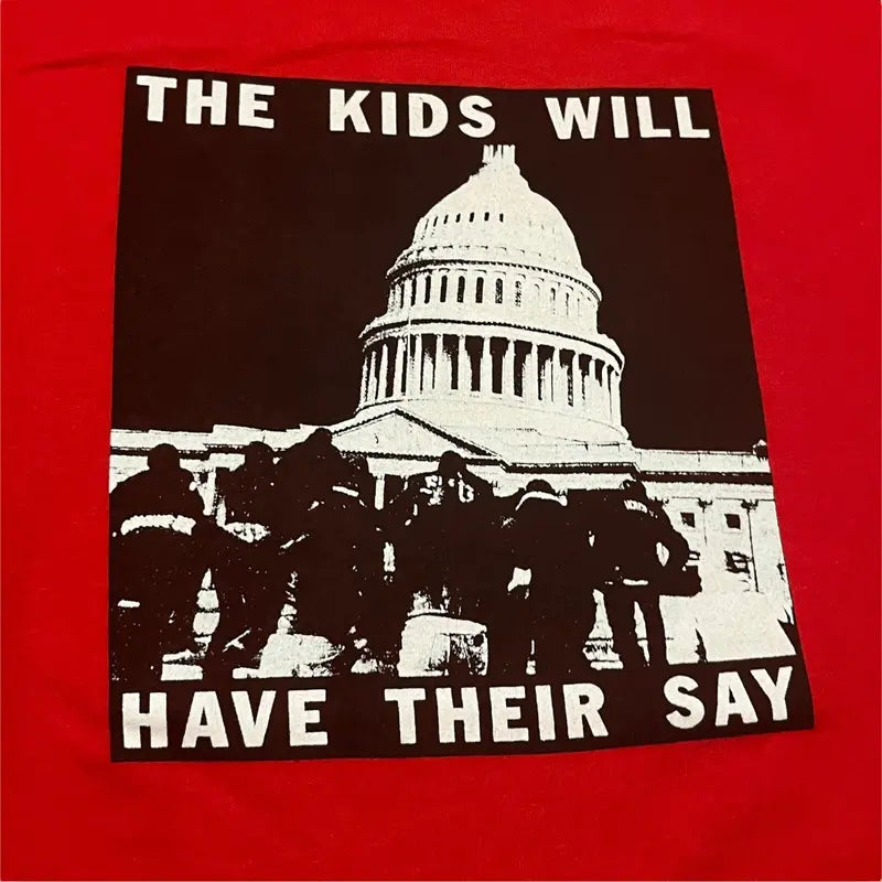 Supreme The Kids Will Have Their Say T-Shirt - Red (Large)