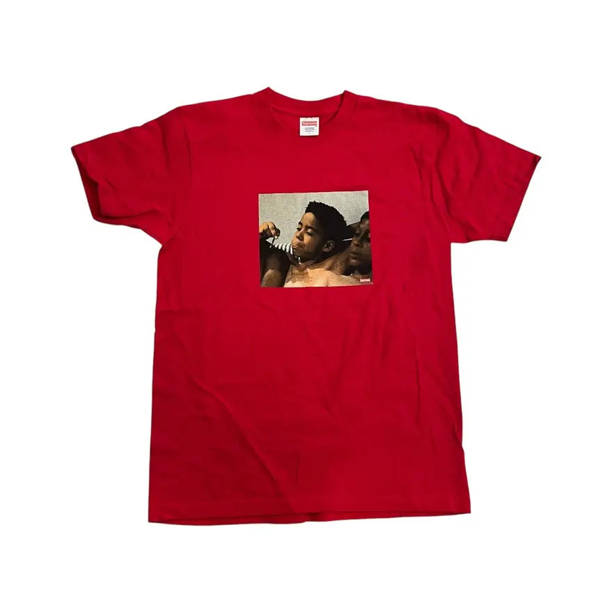 SAMPLE Supreme x Larry Clark KIDS Short Sleeve T Shirt - Red (Large)