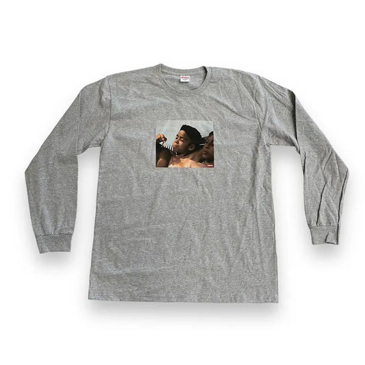 Supreme x Larry Clark KIDS Long Sleeve T Shirt - Heather Grey