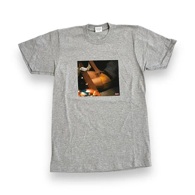 Supreme x Larry Clark KIDS Lap Hand T Shirt - Grey