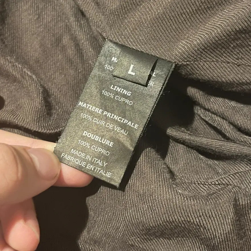 Vetements Perfecto Leather Jacket Exactitudes - AW17 (Large)