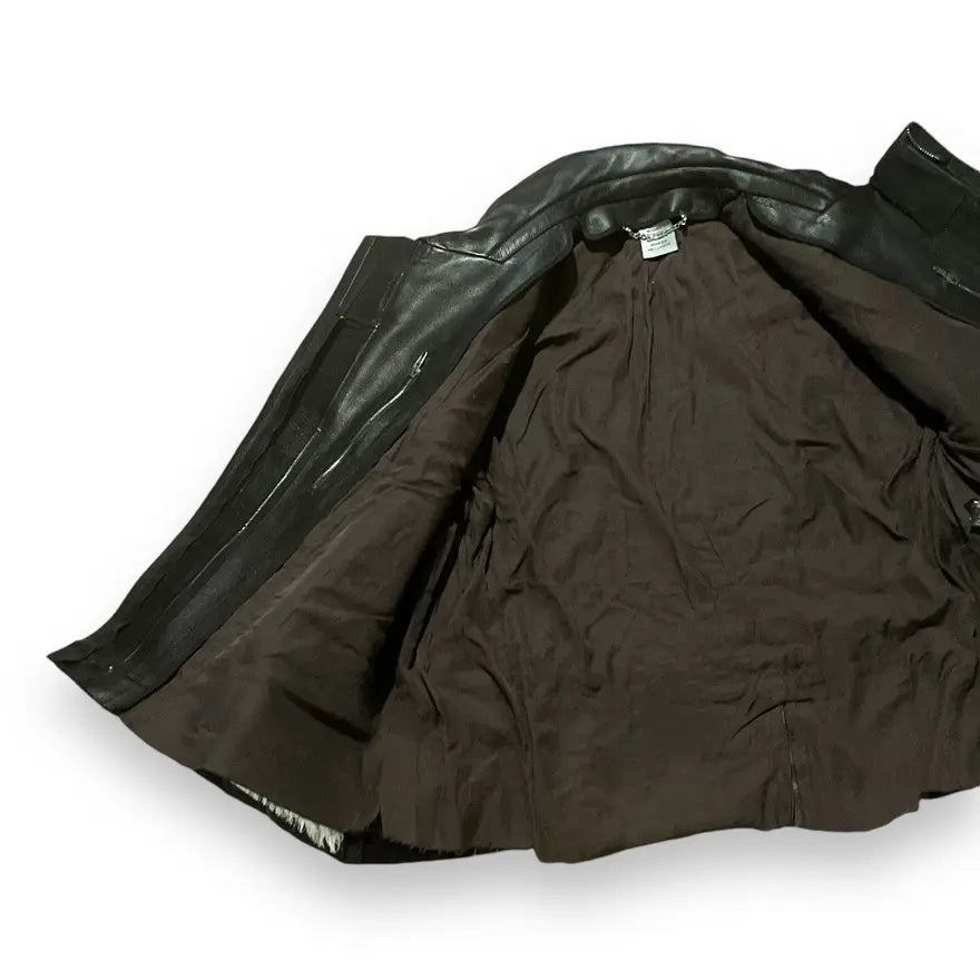 Vetements Perfecto Leather Jacket Exactitudes - AW17 (Large)