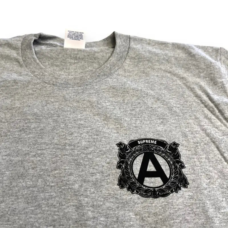 SAMPLE Supreme We Don't Want Your Law T Shirt - Grey (Large)