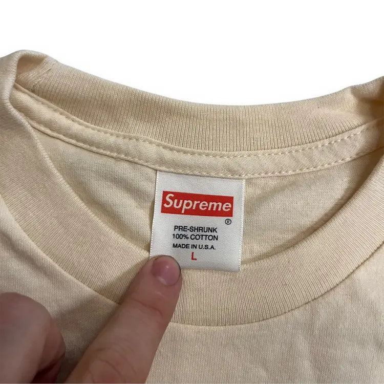 SAMPLE Supreme Madonna Burning Crosses T-Shirt - Tan (Large)