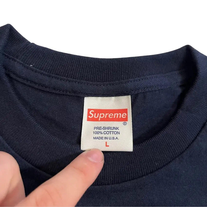 Supreme x Neil Young T Shirt - Navy