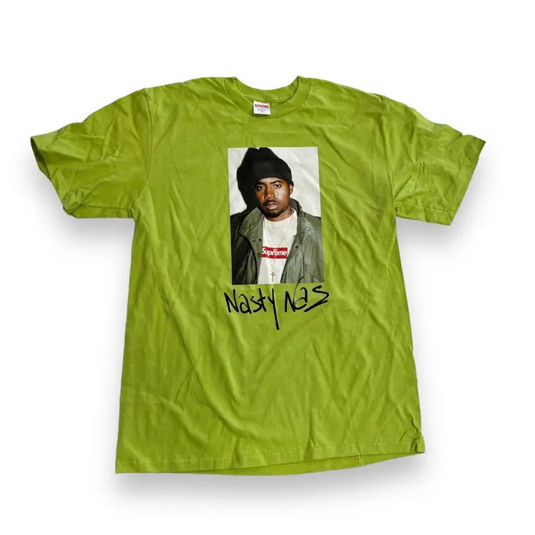 Supreme x Nas Portrait T Shirt - Green