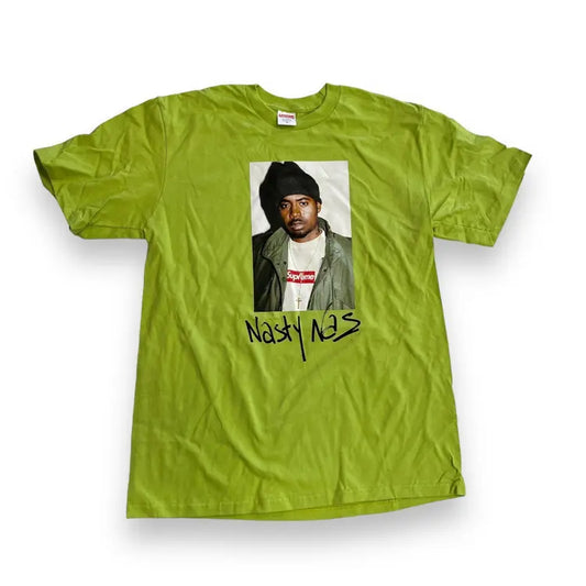 Supreme x Nas Portrait T Shirt - Green