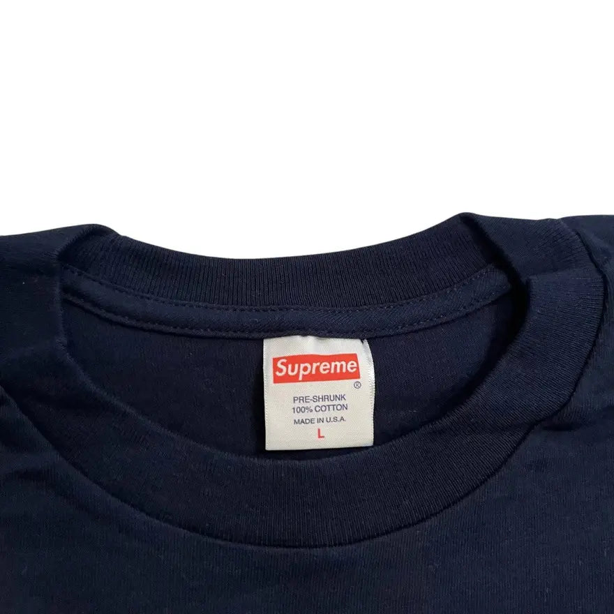 SAMPLE Supreme Worldwide T-Shirt - Navy (Large)