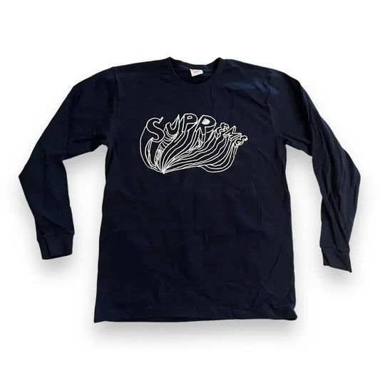 Supreme x Daniel Johnston Long Sleeve T Shirt - Navy