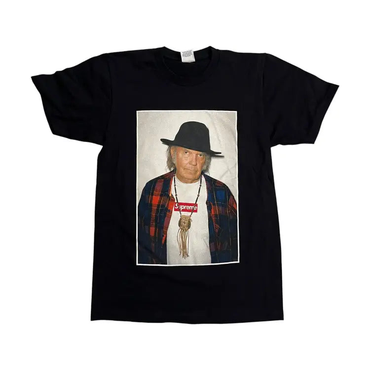 Supreme x Neil Young T Shirt - Black