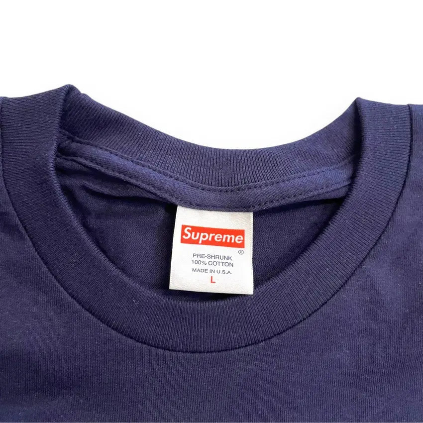 Supreme Industrial T Shirt - Navy (Large)