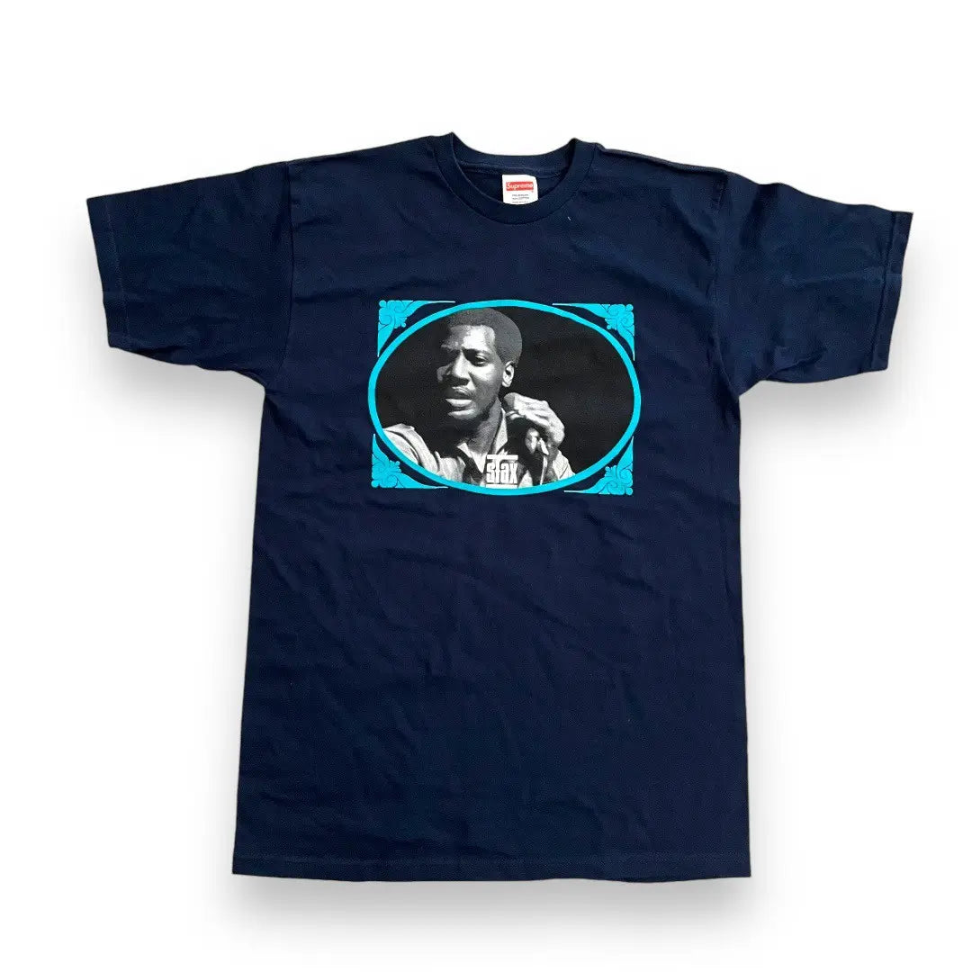 Supreme x Stax Records Otis Redding T-Shirt - Navy (Medium)