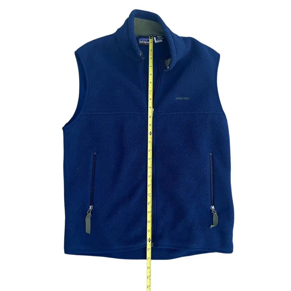Patagonia Synchilla Fleece Zip Up Vest - Navy (Medium)